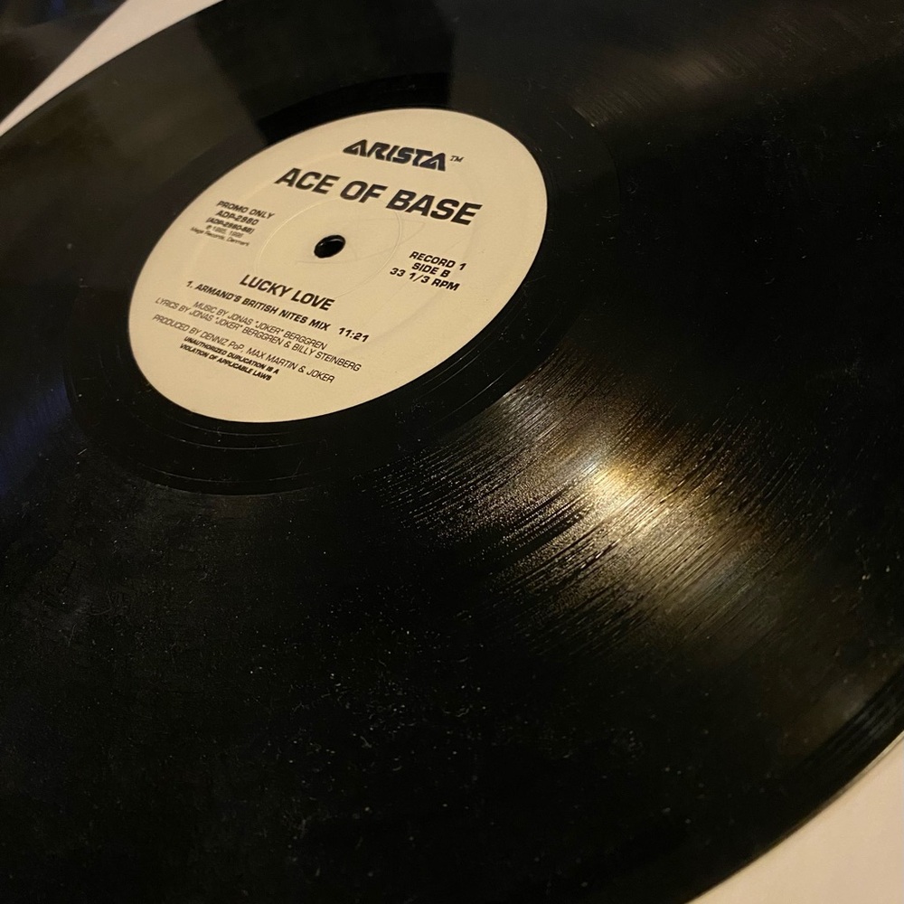 Ace of Base " Lucky Love" the Remixes Rare!! 1995 Arista Records Vintage - Picture 5 of 6